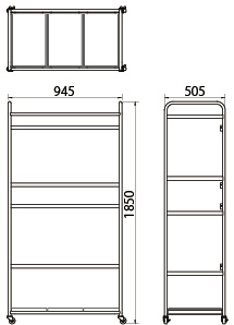 山崎産業株式会社｜Ooシステムラック 90