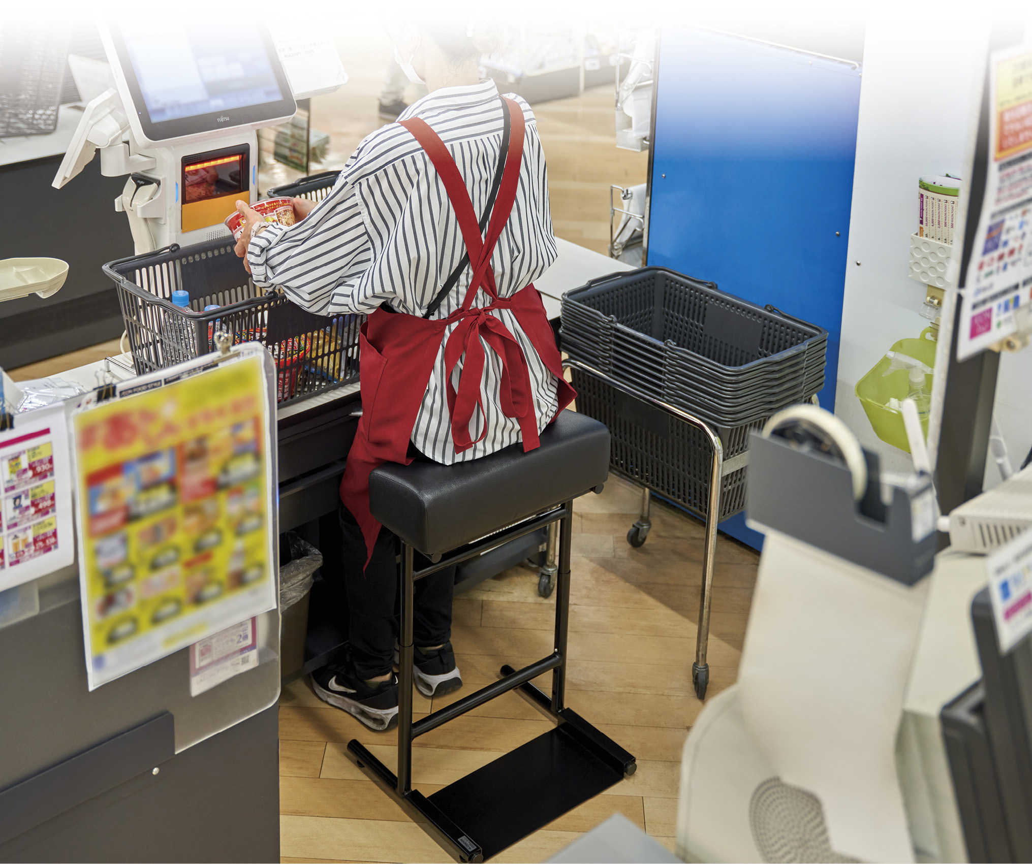 山崎産業株式会社｜ワークチェアVNスタンドサポート001