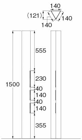 山崎産業株式会社｜ガイドポール用サインパネル