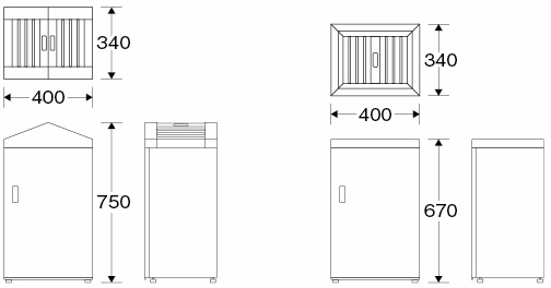 山崎産業株式会社｜スモーキング大容量タイプ J 2（屋内用）ブラック
