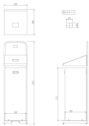 山崎産業株式会社｜小型充電池回収ボックス F